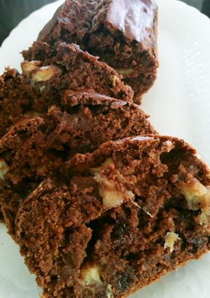 チョコとバナナのパウンドケーキ-レシピのメイン写真