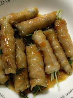 水菜の豚バラ巻き-レシピのメイン写真