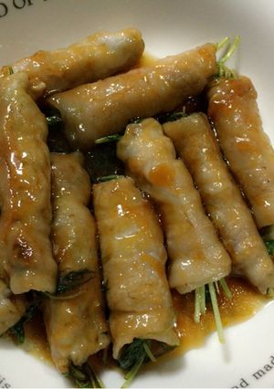 水菜の豚バラ巻き-レシピのメイン写真