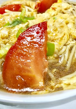 トマトラーメン(たまご餡かけ)-レシピのメイン写真
