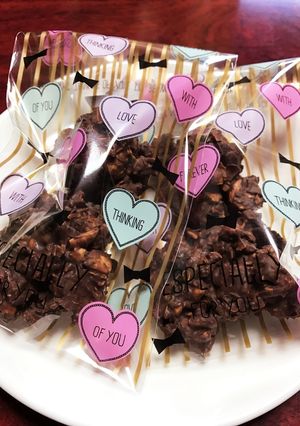 材料３つで変身！福豆チョコレート♡-レシピのメイン写真