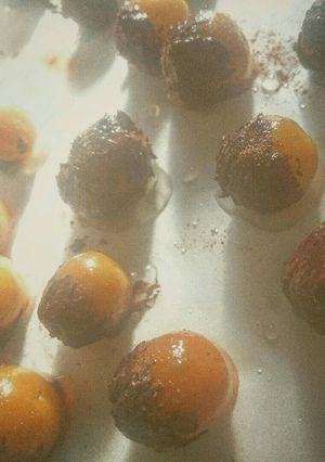 煮きんかん×チョコソース-レシピのメイン写真