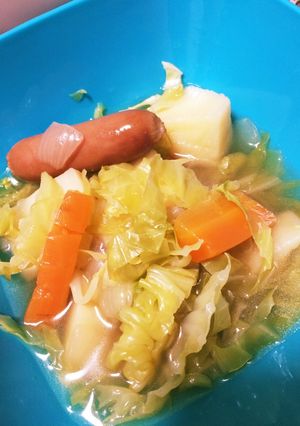 コンソメしみしみ野菜スープ-レシピのメイン写真