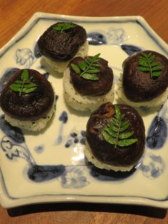 椎茸の手毬寿司-レシピのメイン写真