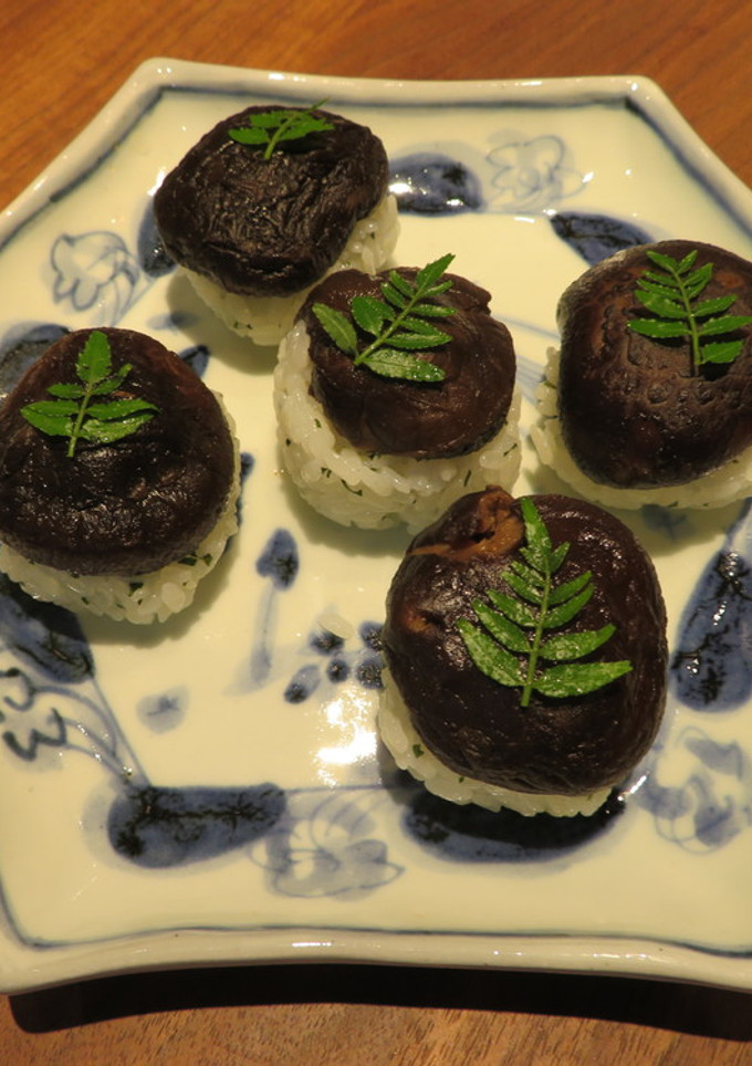 椎茸の手毬寿司-レシピのメイン写真