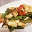 かぶとスナップえんどうのバタポン炒め