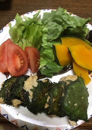 簡単！鶏ひき肉の大葉サンドばーぐ-レシピのメイン写真