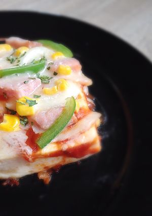 糖質制限☆ダイエット♪豆腐deピザ-レシピのメイン写真