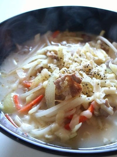 チーズがとろ~り♪とんこつラーメン-レシピのメイン写真