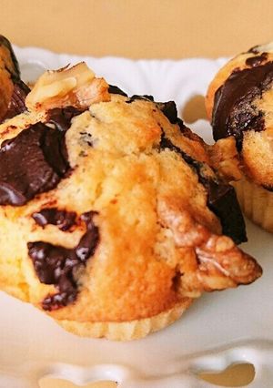 ふわっふわケーキ❤胡桃&チョコたっぷり☆-レシピのメイン写真