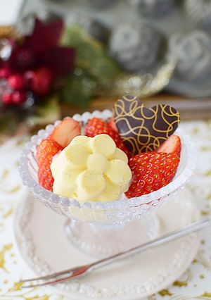 型抜きバニラアイスクリーム-レシピのメイン写真
