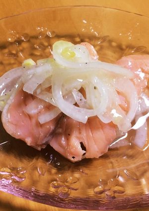 スモークサーモンのマリネ-レシピのメイン写真