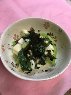 はんぺんと青梗菜のゆず味噌和え-レシピのメイン写真