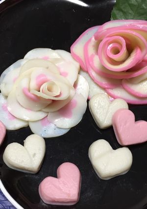 バレンタインに！食べられる薔薇を！-レシピのメイン写真