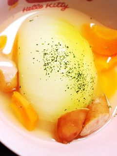 トロトロ!丸ごと玉ねぎコンソメスープ-レシピのメイン写真