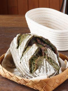 抹茶餡子カンパーニュ-レシピのメイン写真