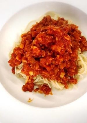 米粉パスタのベジミートソース-レシピのメイン写真