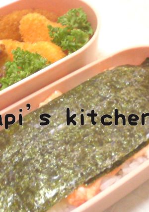 海苔明太マヨ弁当☆⌒c(*ﾟーﾟ*)ｗ-レシピのメイン写真