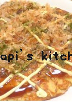 だぁい好きなお好み焼きは❤明太餅チーズ❤-レシピのメイン写真