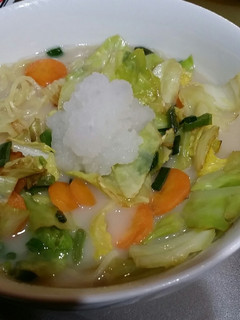 大根おろしでさっぱり豚骨ラーメン-レシピのメイン写真