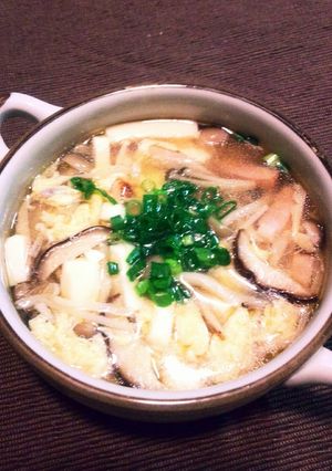 ❤簡単!旨い⭐キノコと豆腐の中華スープ⭐-レシピのメイン写真