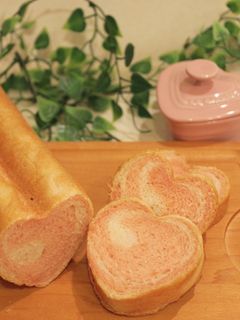 可愛いハートパン-レシピのメイン写真