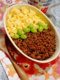 上品な味☆そぼろ丼-レシピのメイン写真