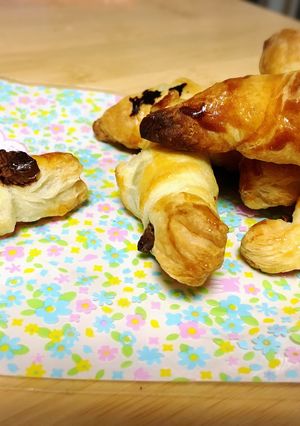 簡単チョコミニクロワッサン【パイシート】-レシピのメイン写真