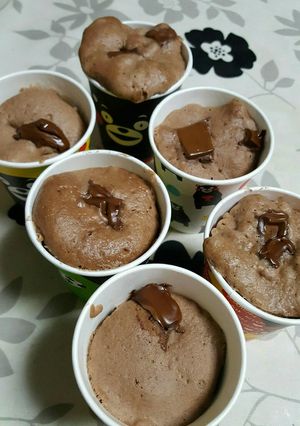 レンジで紙コップケーキ-レシピのメイン写真
