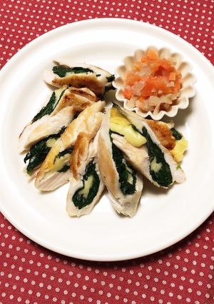 ＊ささみのほうれん草チーズ巻き＊-レシピのメイン写真