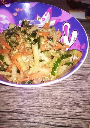 大根と人参とキュウリのアーモンド胡麻和え-レシピのメイン写真
