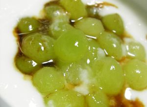 黒蜜✿デラウェア（ぶどう)✿ヨーグルト-レシピのメイン写真