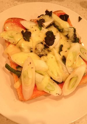 長ネギチーズトースト-レシピのメイン写真