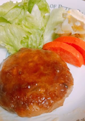 自信作!おもしろ食感豆もやしのハンバーグ-レシピのメイン写真