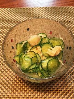 時短で絶品♪きゅうりと帆立の酢の物-レシピのメイン写真