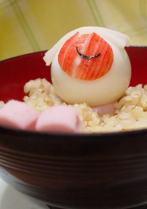 目玉おやじ、入浴中-レシピのメイン写真