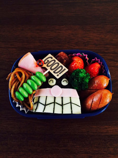 バイキンマンおにぎり♡キャラ弁-レシピのメイン写真
