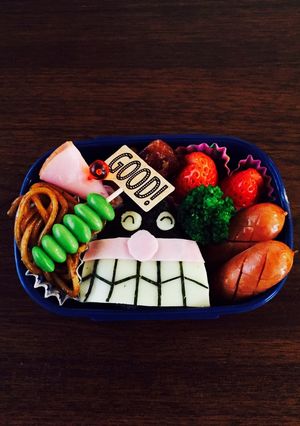 バイキンマンおにぎり♡キャラ弁-レシピのメイン写真