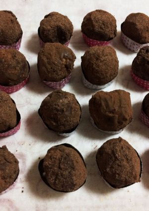 バレンタインに!チーズケーキトリュフ♡-レシピのメイン写真