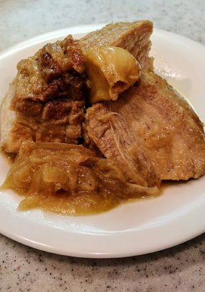 洋風の白ワインで豚角煮-レシピのメイン写真