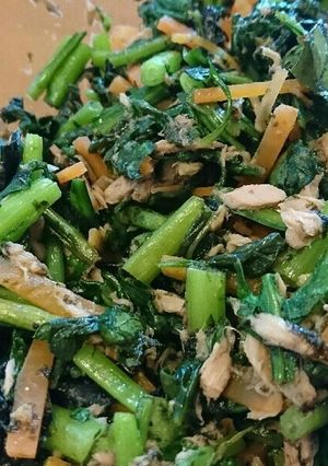 春菊の海苔ツナ和え物-レシピのメイン写真