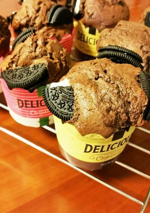 HM＆オレオ♥バレンタインチョコマフィン-レシピのメイン写真