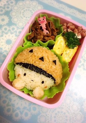 ハロウィンキャラ弁かぶりもの-レシピのメイン写真