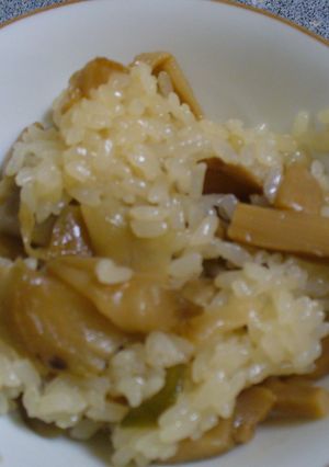 簡単★炊飯器で☆ザーサイ＆メンマおこわ♪-レシピのメイン写真