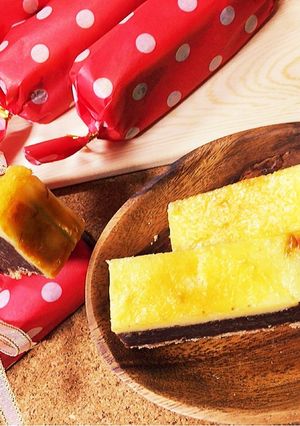 簡単！チーズとチョコの2層のブラウニー♪-レシピのメイン写真