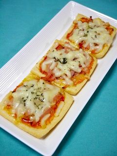 簡単!油揚げピザ-レシピのメイン写真