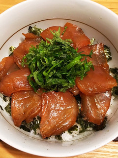 びんちょう鮪漬け丼♪-レシピのメイン写真