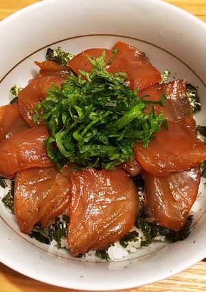 びんちょう鮪漬け丼♪-レシピのメイン写真