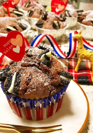 HMで簡単♡オレオチョコマフィン♪♪-レシピのメイン写真