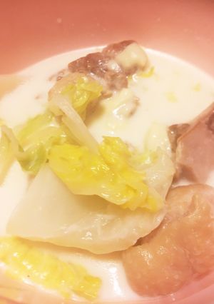 白菜と鶏肉のミルク煮-レシピのメイン写真